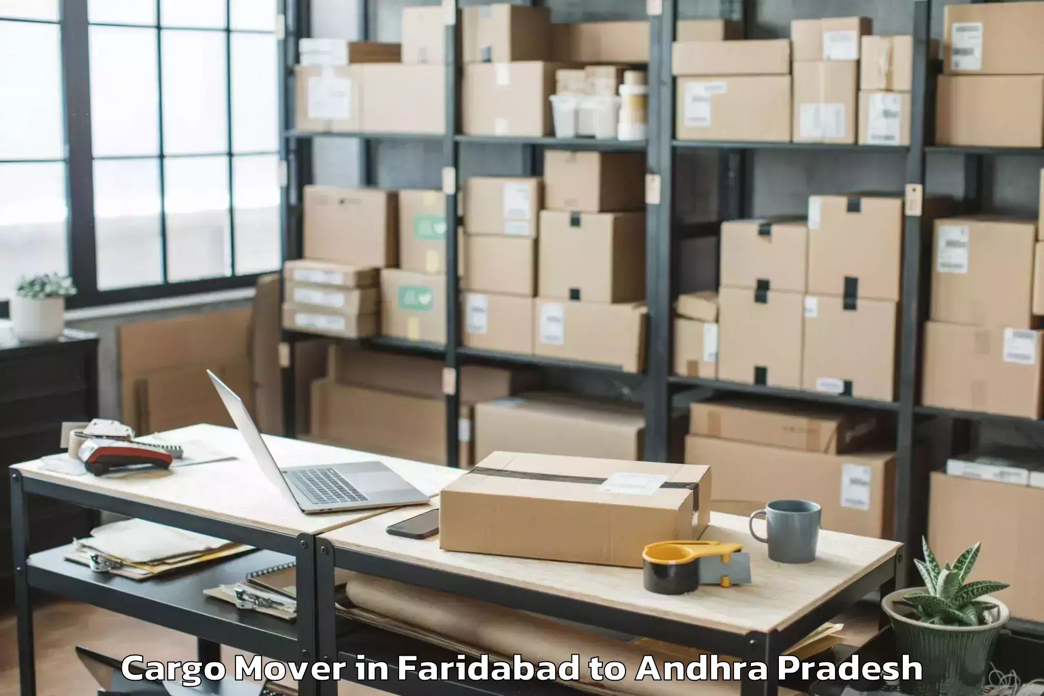 Expert Faridabad to Srikakulam Cargo Mover